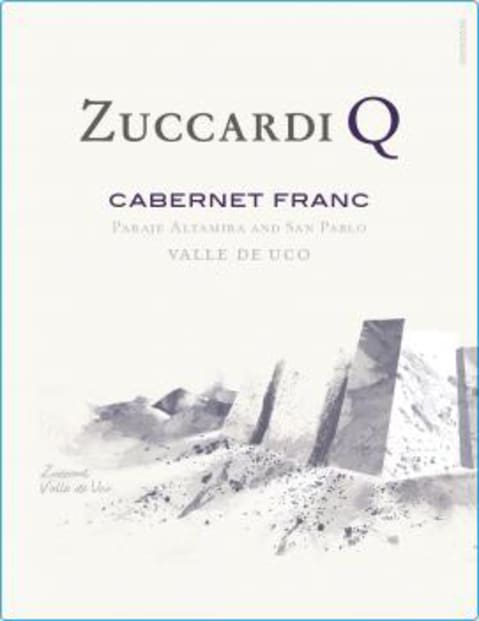 Zuccardi Q Cabernet Franc 2020 Front Label