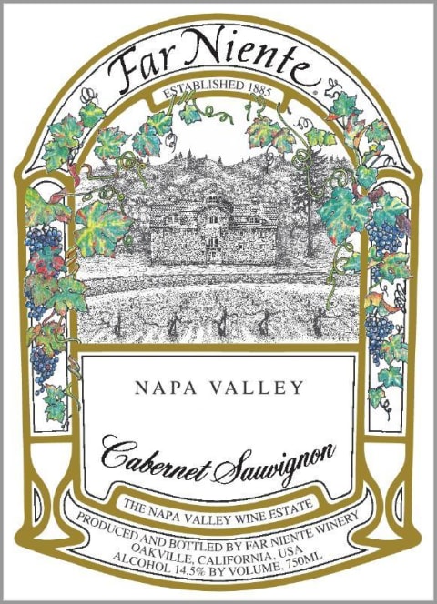 Far Niente Napa Valley Cabernet Sauvignon 2019 Front Label