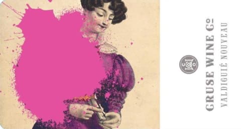 Cruse Wine Co. Valdiguie Nouveau 2020 Front Label
