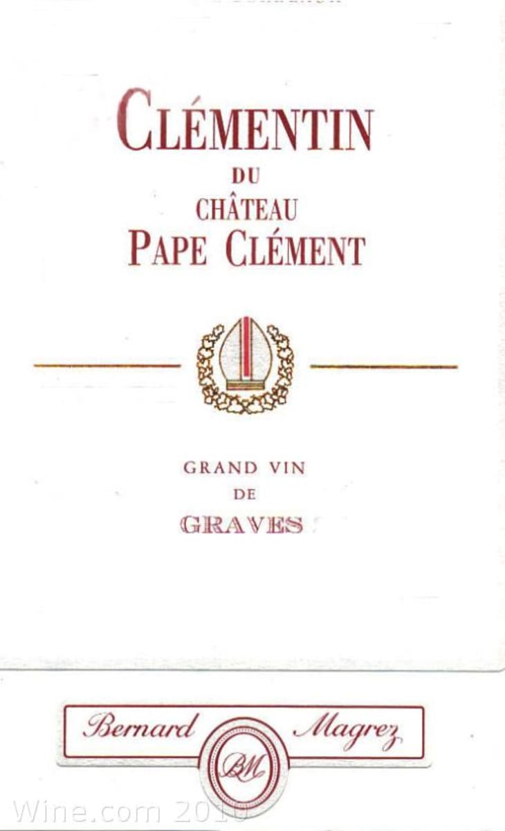 Chateau Pape Clement  2004 Front Label