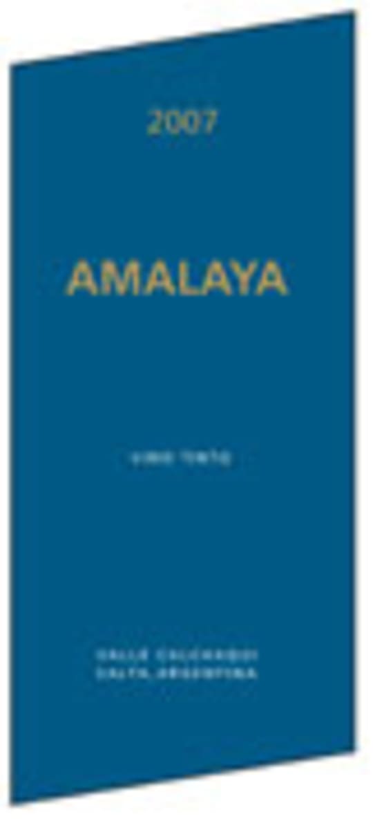Amalaya Malbec Blend 2007 Front Label
