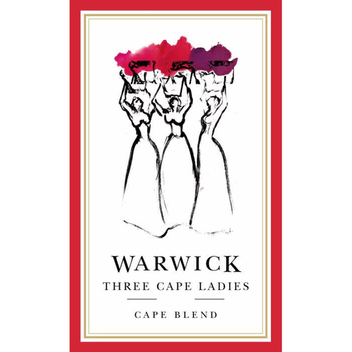 Warwick Three Cape Ladies 2005 Front Label