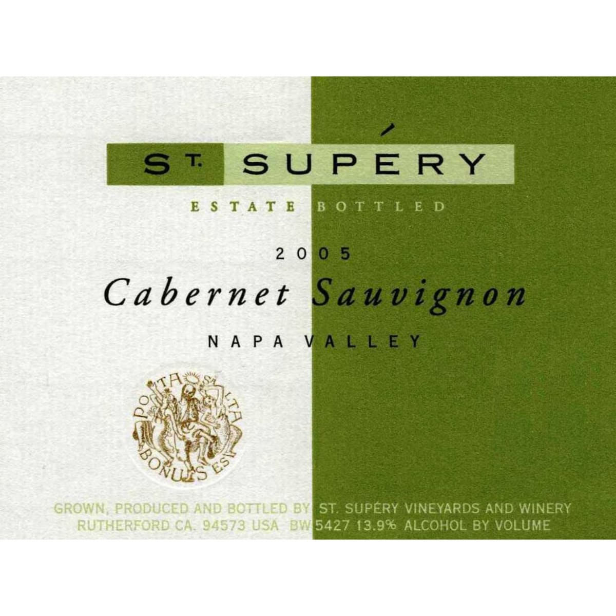 St. Supery Cabernet Sauvignon 2005 Front Label