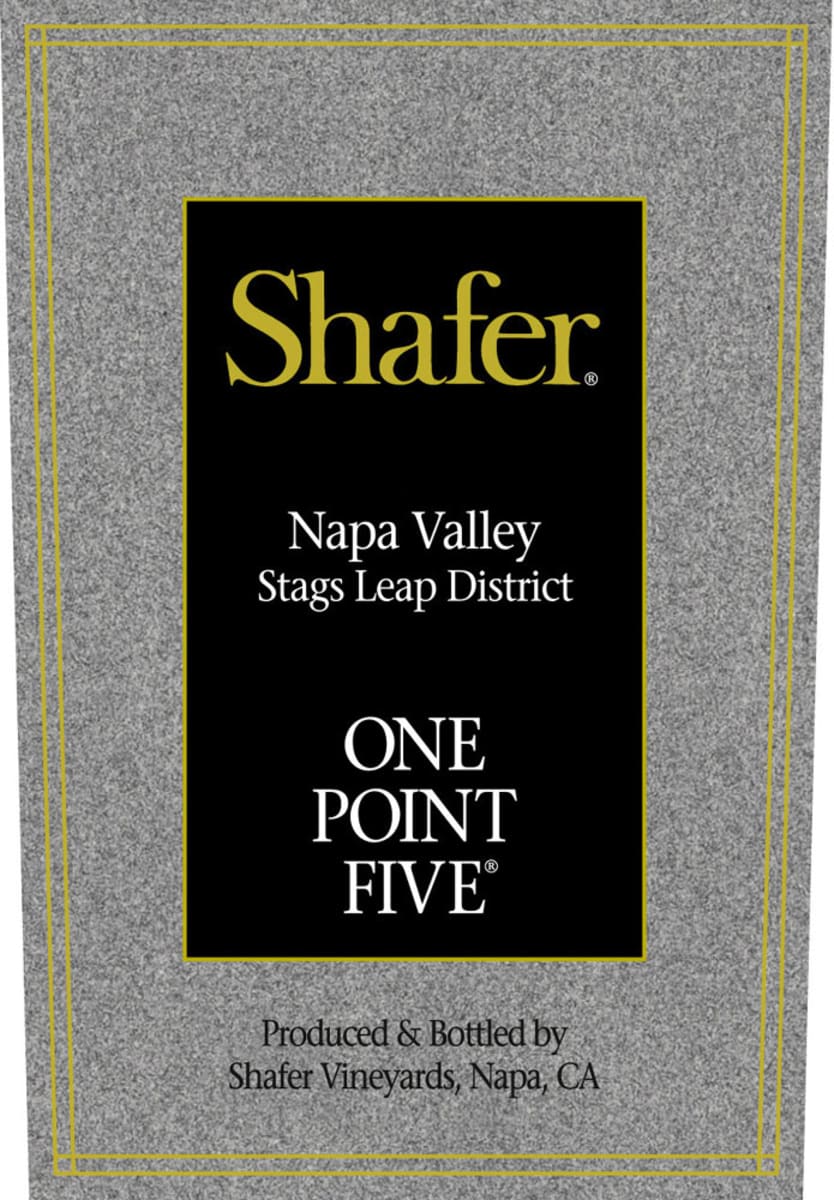 Shafer One Point Five Cabernet Sauvignon 2008 Front Label