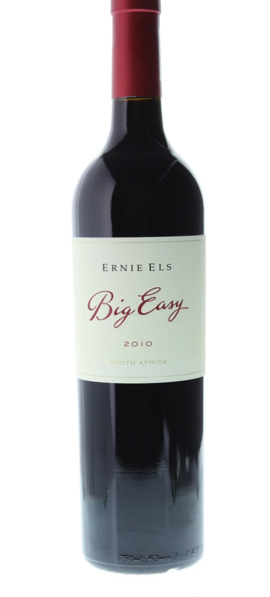 Ernie Els Big Easy Red Blend 2010 Front Bottle Shot
