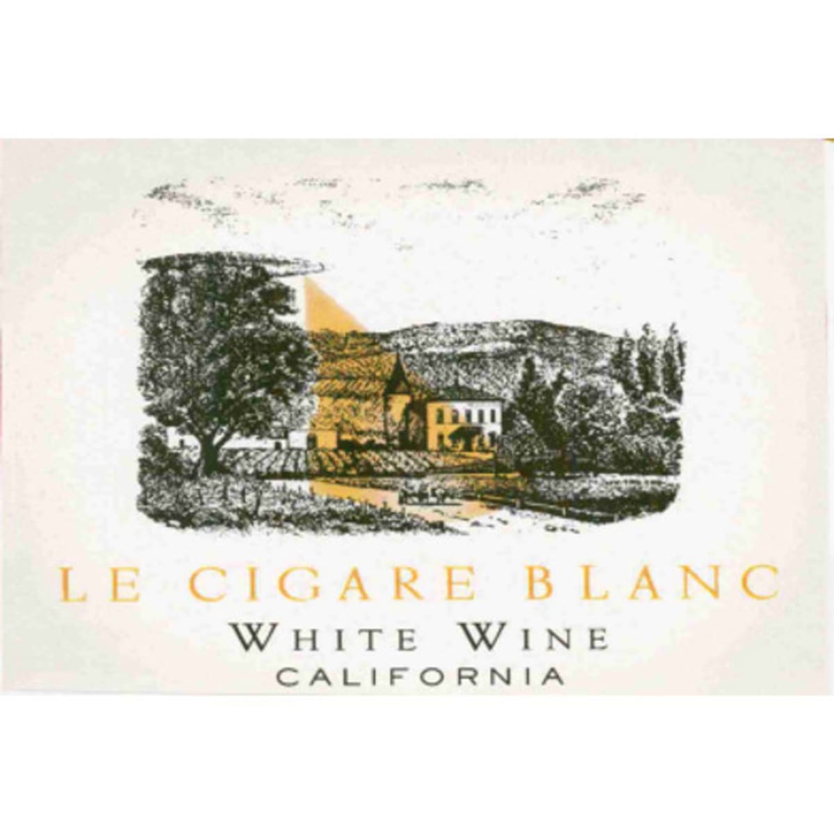 Bonny Doon Le Cigare Blanc 2009 Front Label