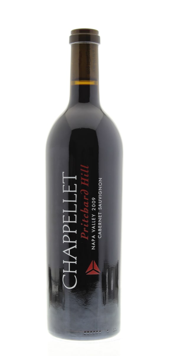 Chappellet Pritchard Hill Estate Vineyard Cabernet Sauvignon 2009 Front Bottle Shot