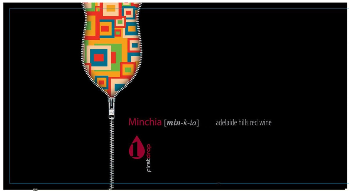 First Drop Minchia Montepulciano 2008 Front Label