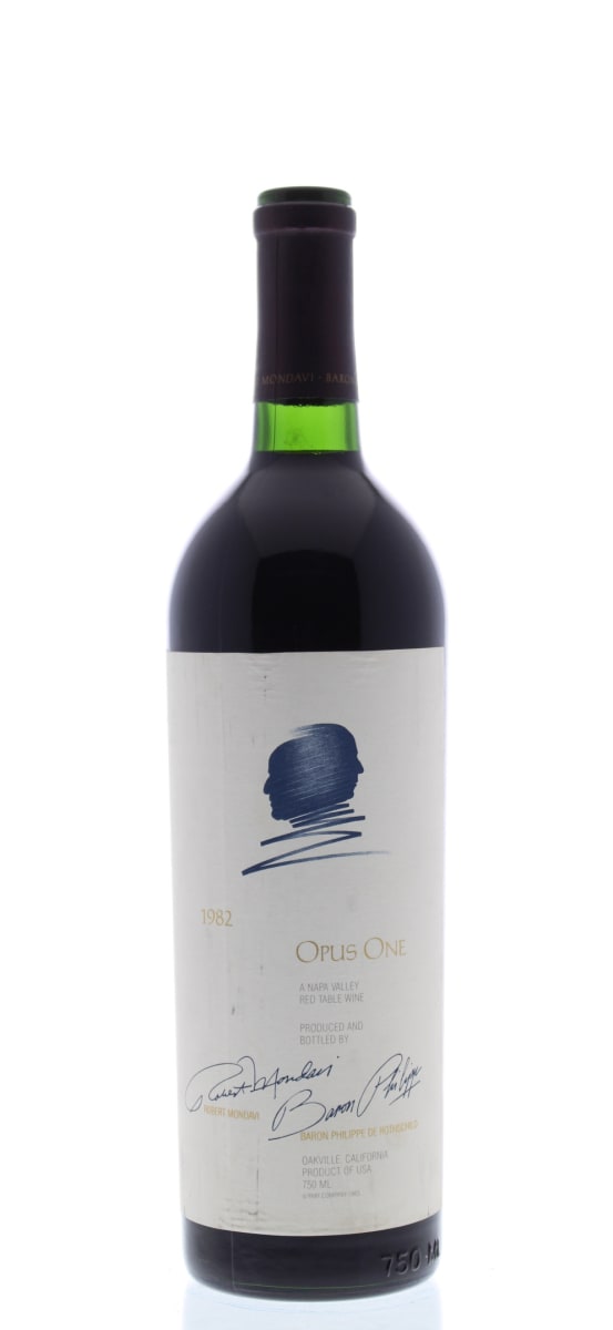 Opus One (cut capsule) 1982 Front Bottle Shot