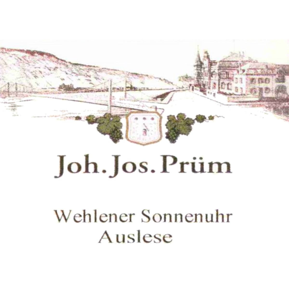 J.J. Prum Wehlener Sonnenuhr Riesling Auslese 2011 Front Label