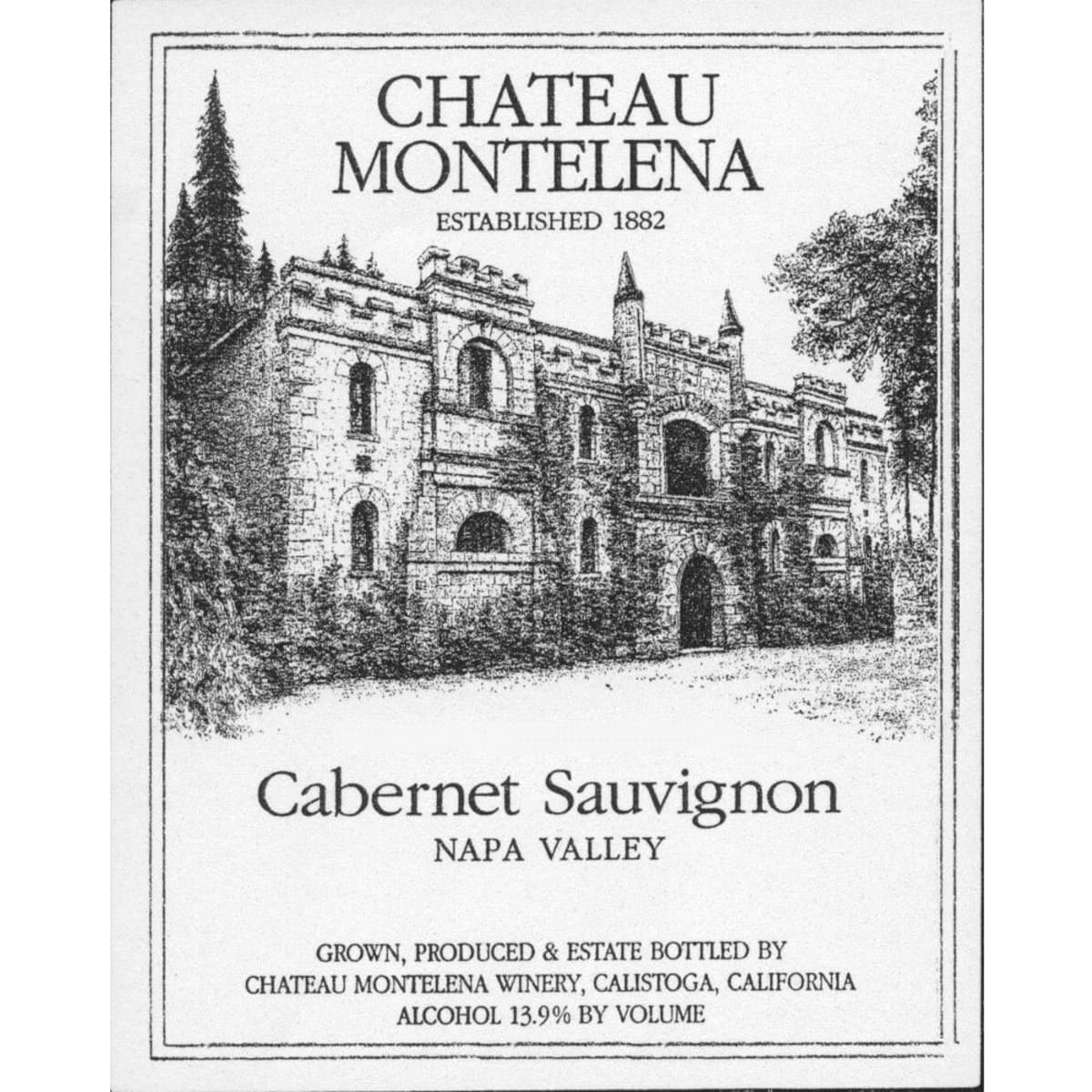 Chateau Montelena Estate Cabernet Sauvignon (1.5 Liter Magnum) 2002 Front Label