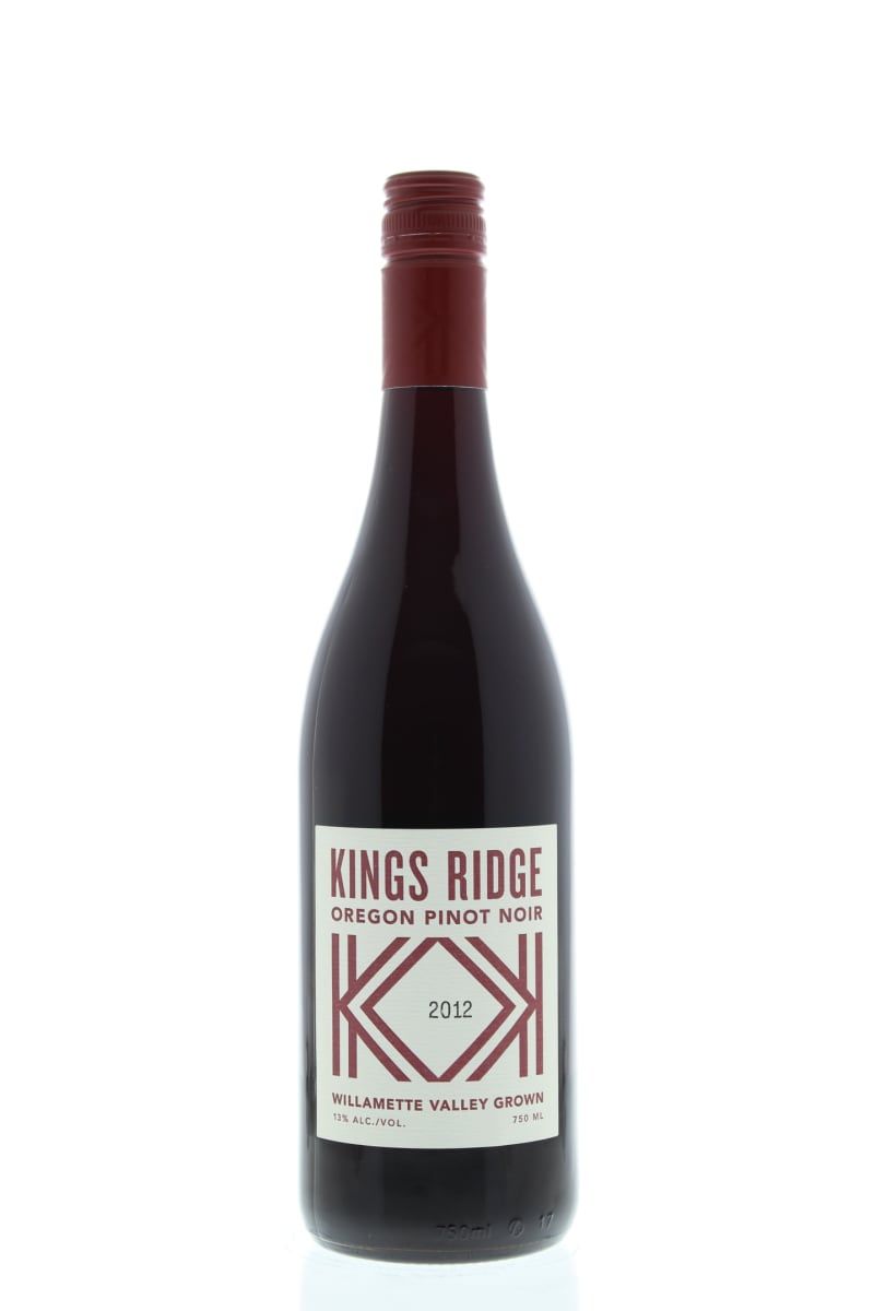 Kings Ridge Pinot Noir 2012 Front Bottle Shot