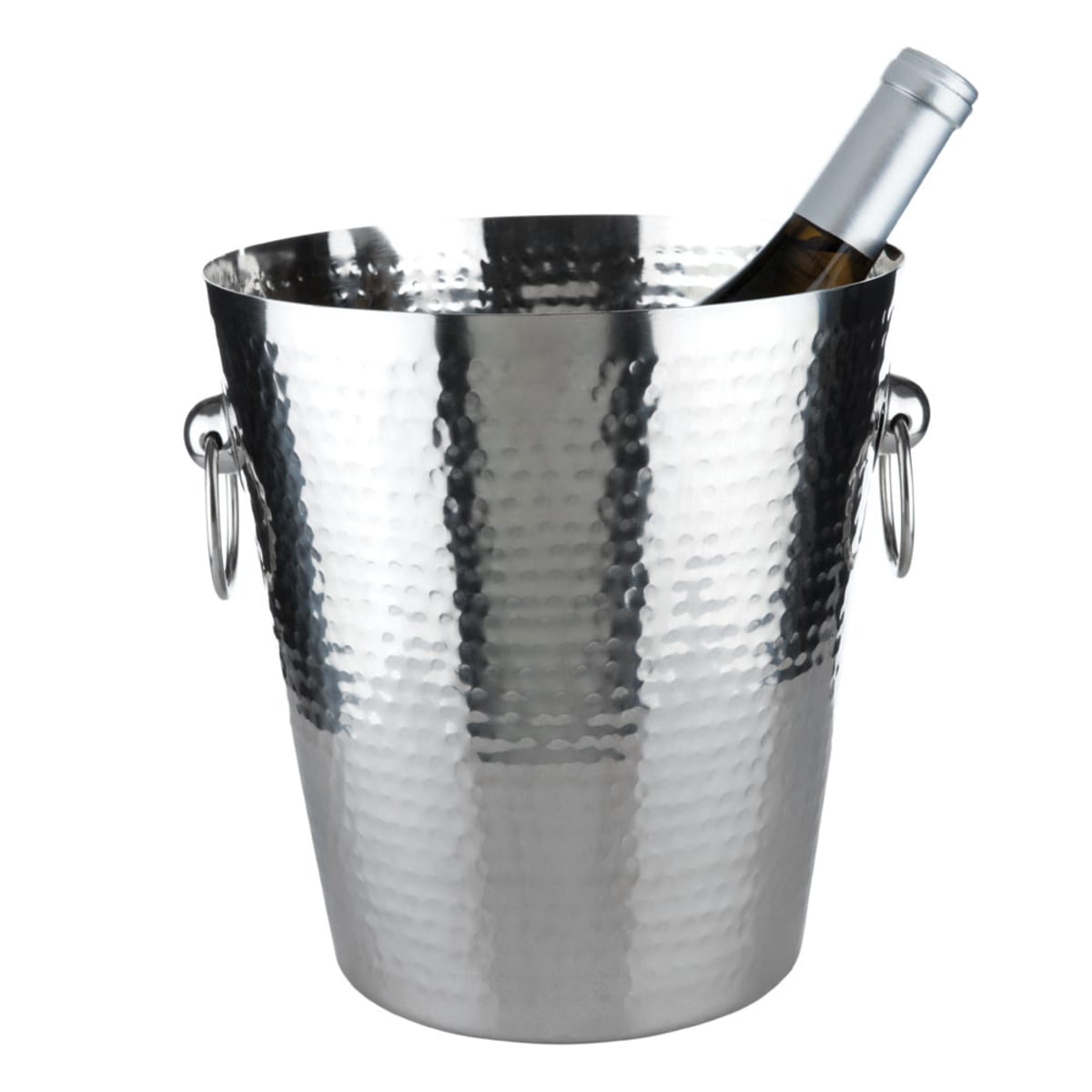 wine.com Viski Hammered Stainless-Steel Ice Bucket  Gift Product Image
