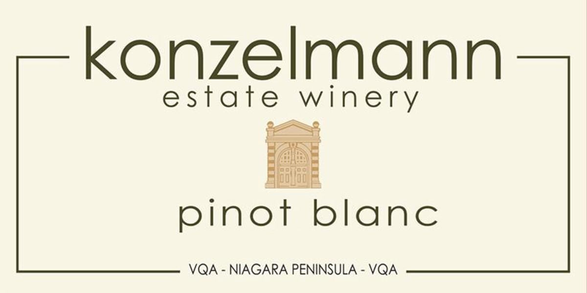 Konzelmann Pinot Blanc 2013 Front Label