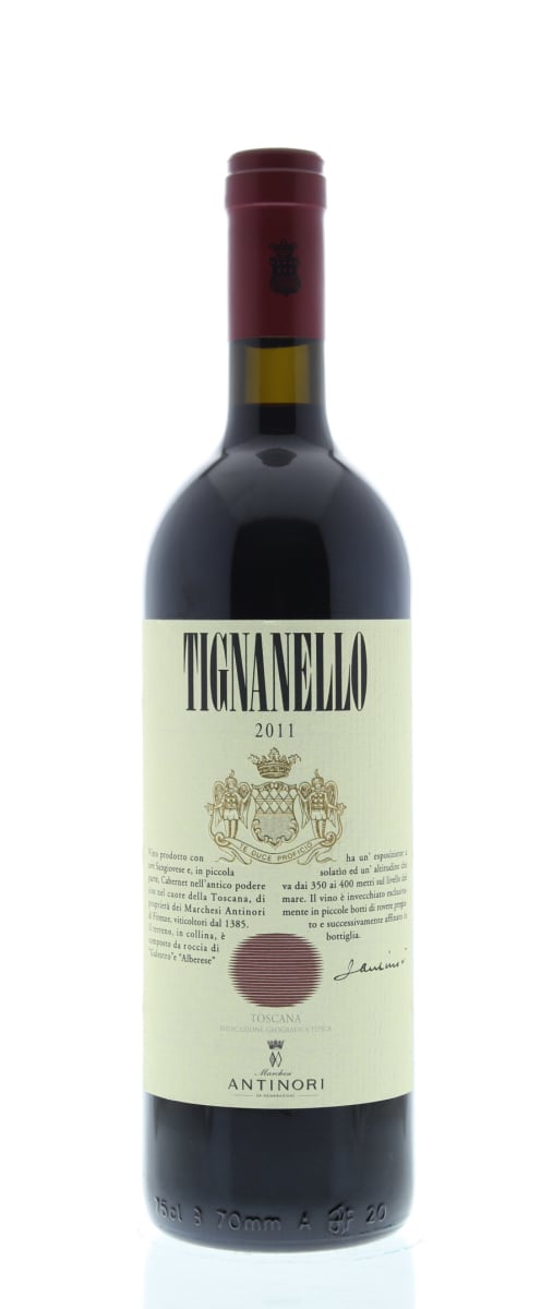 Antinori Tignanello 2011 Front Bottle Shot