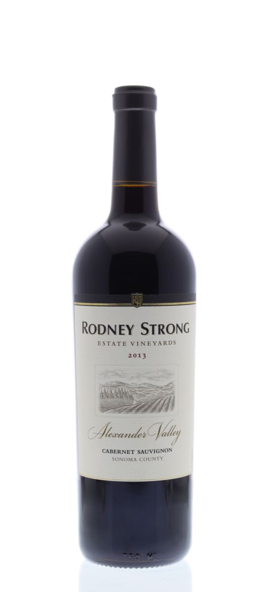 Rodney Strong Alexander Valley Estate Cabernet Sauvignon 2013 Front Bottle Shot