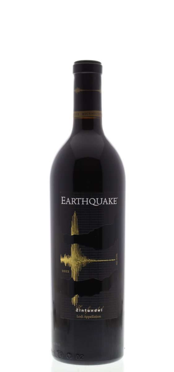 Michael David Winery Earthquake Zinfandel 2012 Front Bottle Shot