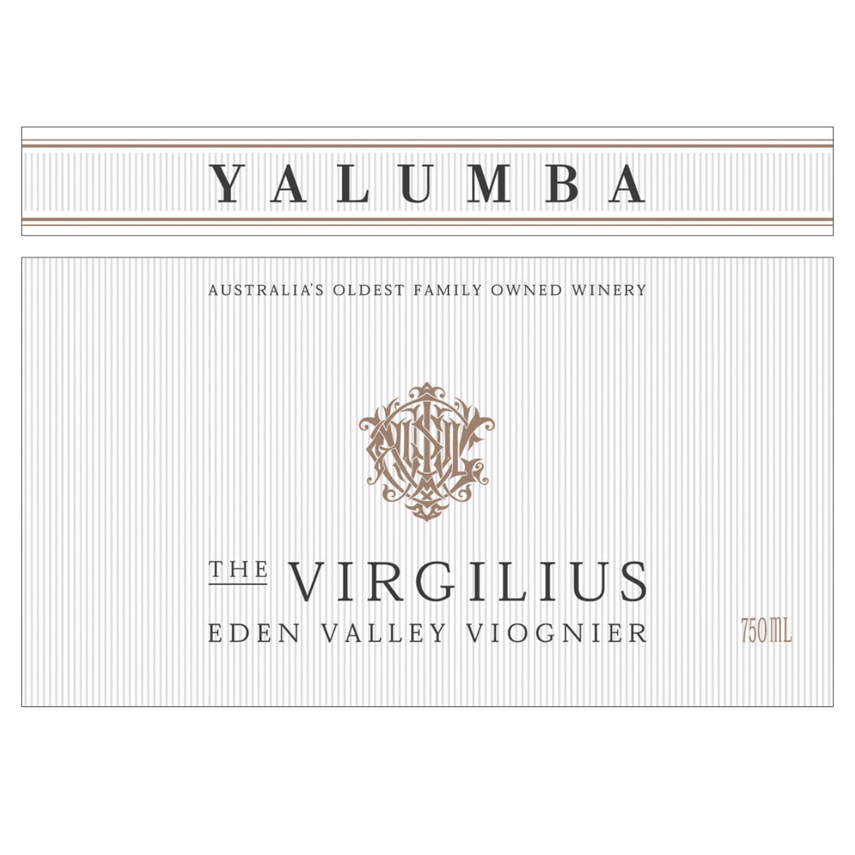 Yalumba The Virgilius Eden Valley Viognier 2012 Front Label
