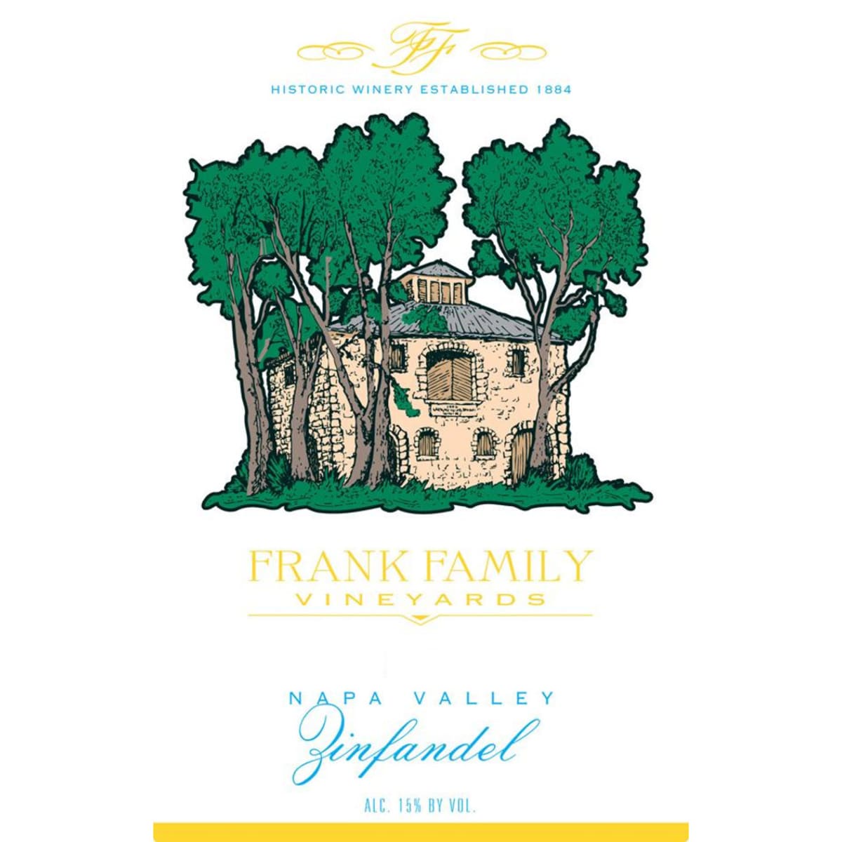 Frank Family Vineyards Zinfandel 2011 Front Label