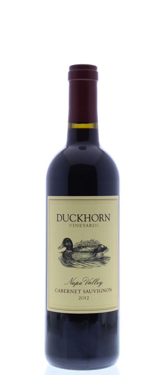 Duckhorn Napa Valley Cabernet Sauvignon 2012 Front Bottle Shot