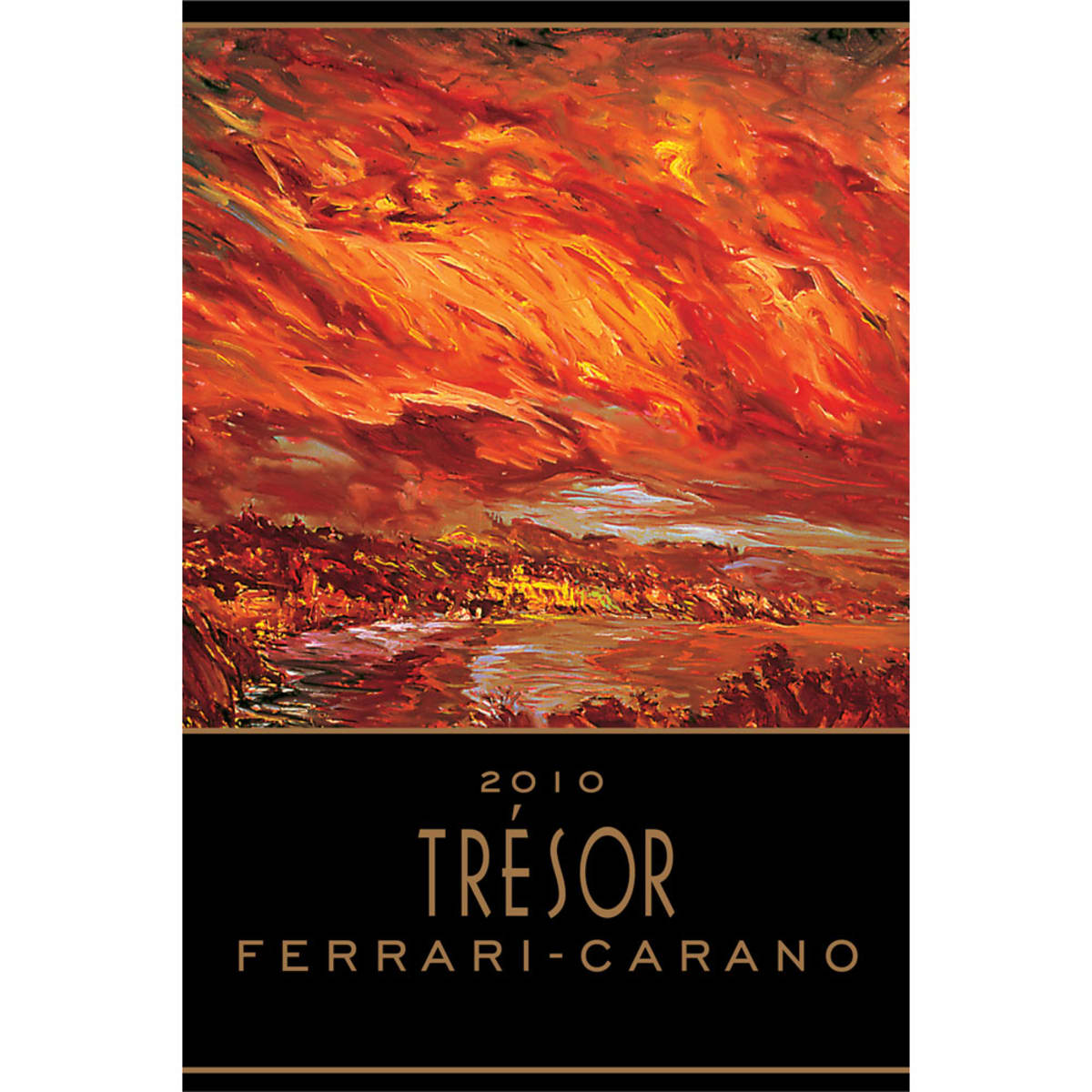 Ferrari-Carano Tresor 2010 Front Label