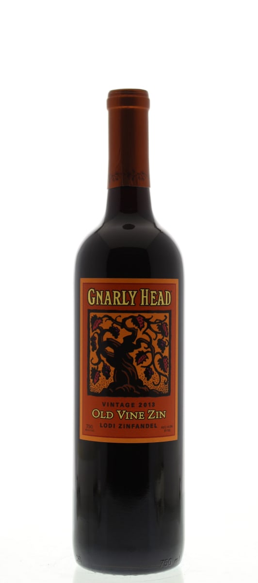 Gnarly Head Old Vine Zinfandel 2013 Front Bottle Shot