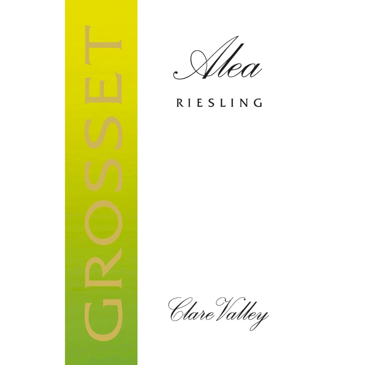Grosset Alea Riesling 2014 Front Label