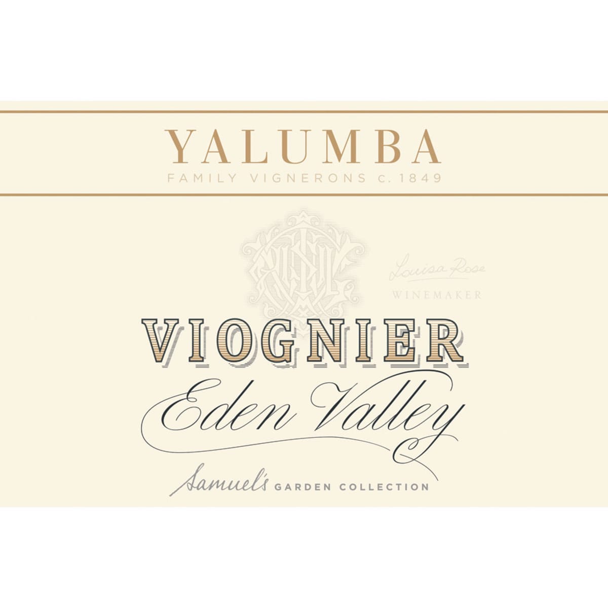 Yalumba Eden Valley Viognier 2014 Front Label