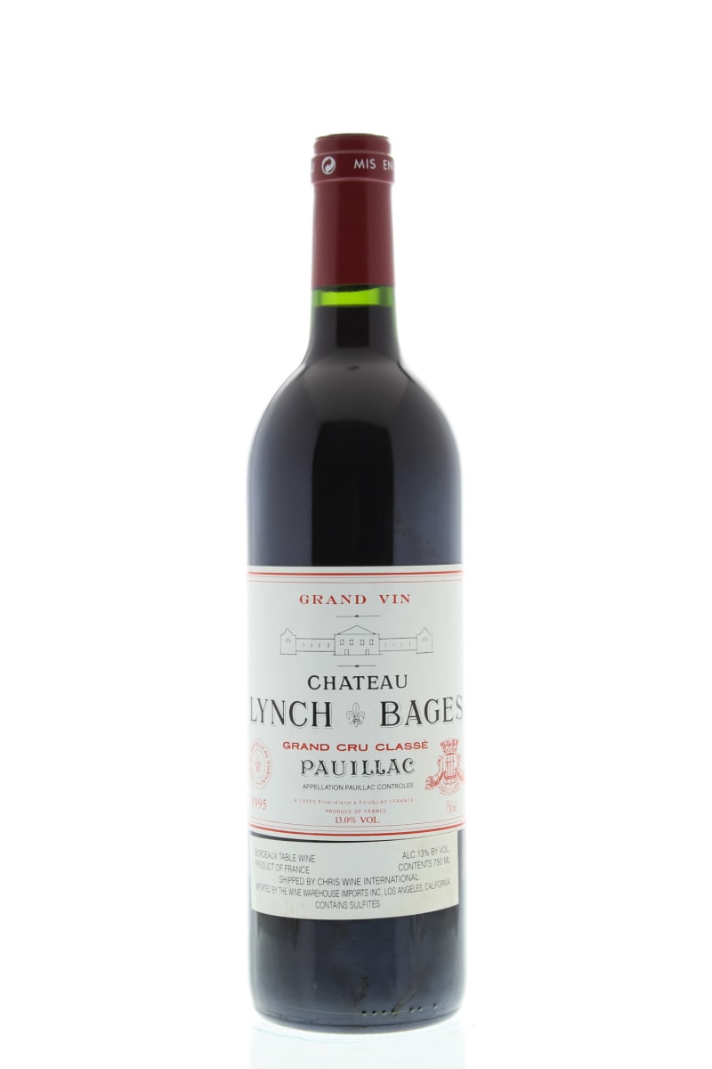 Chateau Lynch-Bages  1995 Front Bottle Shot