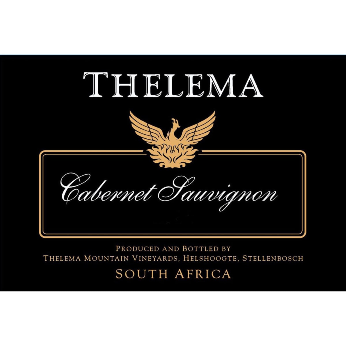 Thelema Cabernet Sauvignon 2011 Front Label