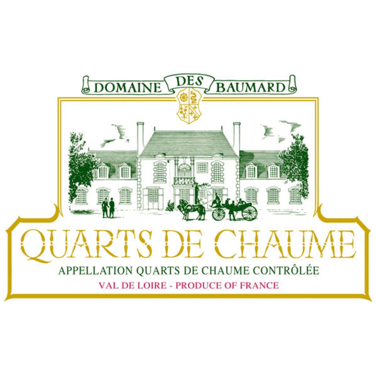 Domaine des Baumard Quarts de Chaume 2010 Front Label