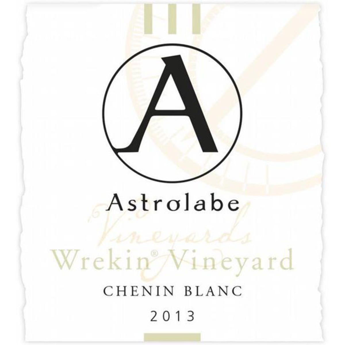 Astrolabe Wrekin Vineyard Chenin Blanc 2013 Front Label