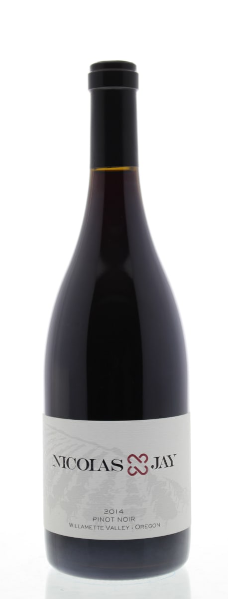 Nicolas-Jay Willamette Valley Pinot Noir 2014 Front Bottle Shot