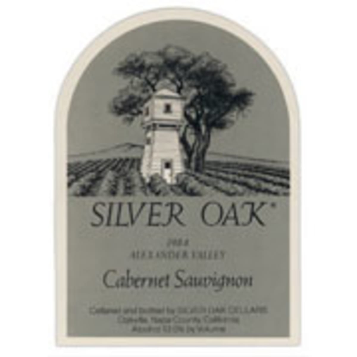 Silver Oak Alexander Valley Cabernet Sauvignon (3 Liter Bottle) 1984 Front Label