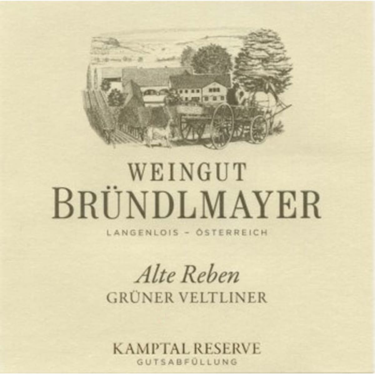 Brundlmayer Alte Reben Gruner Veltliner 2014 Front Label