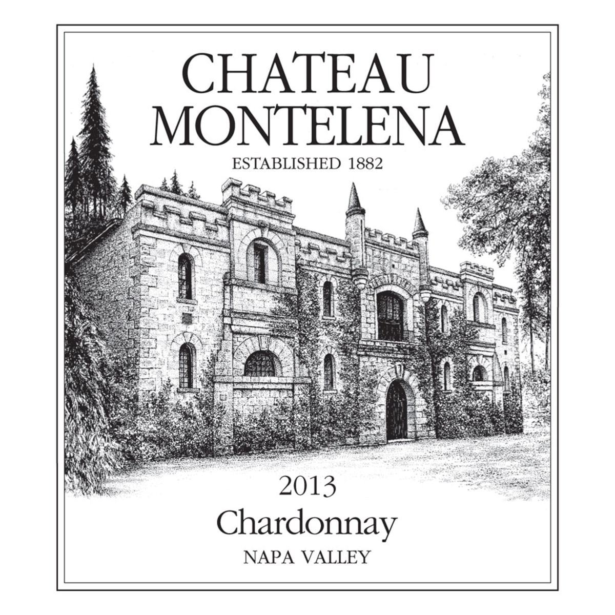 Chateau Montelena Napa Valley Chardonnay (1.5 Liter Magnum) 2013 Front Label