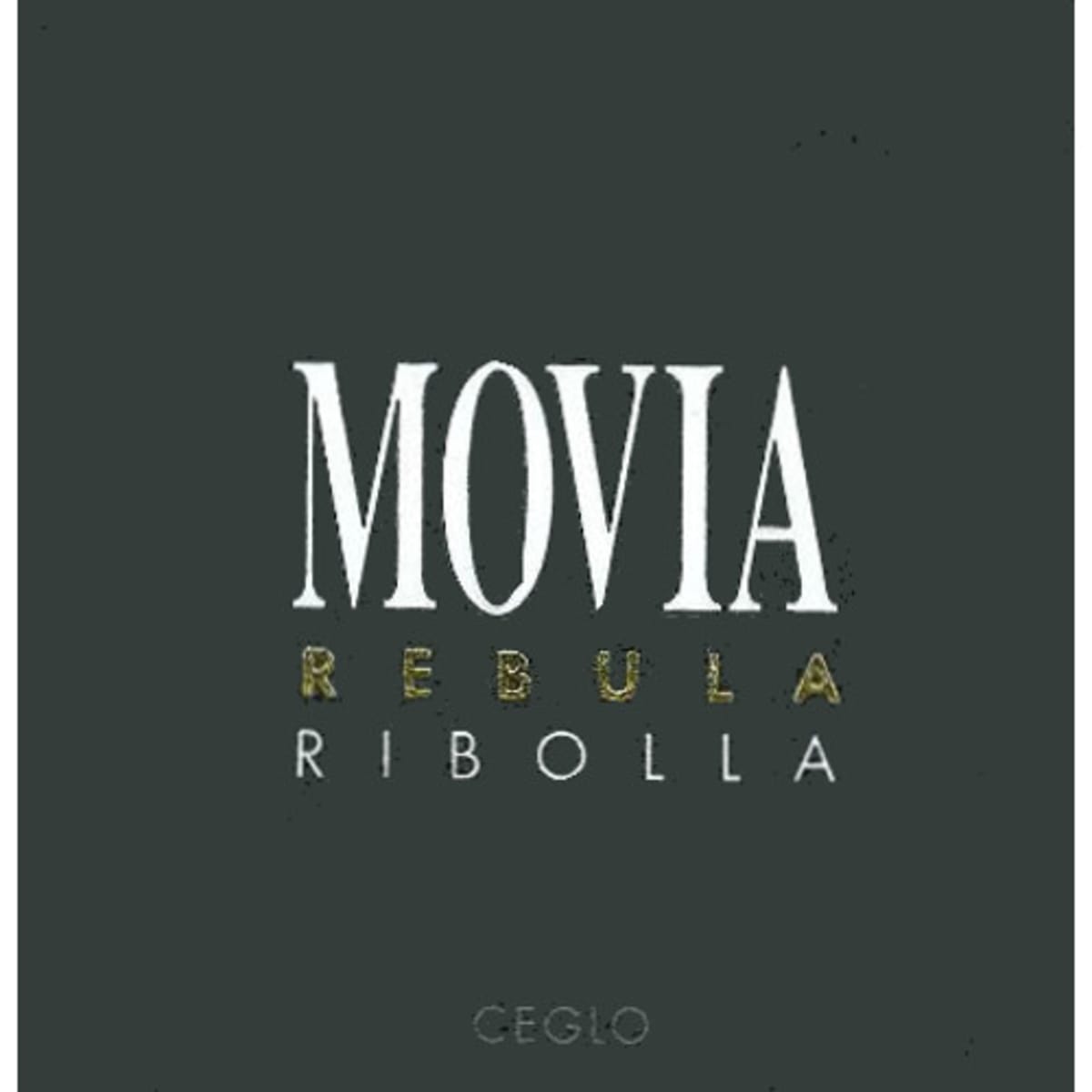 Movia Rebula Ribolla 2014 Front Label