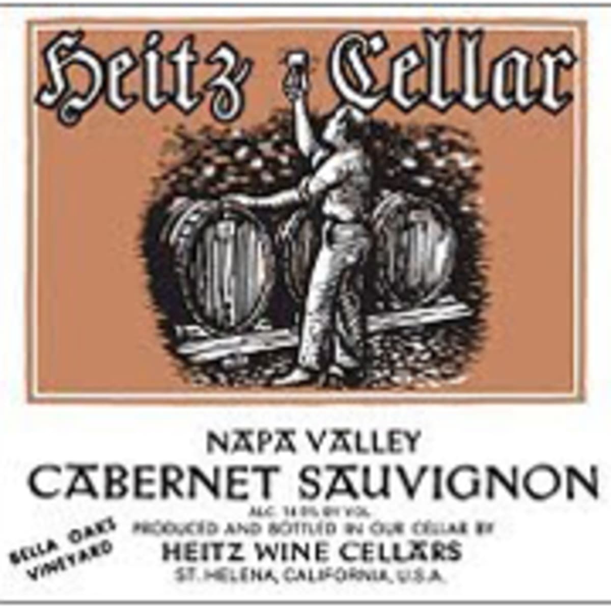 Heitz Cellar Bella Oaks Cabernet Sauvignon 1983 Front Label