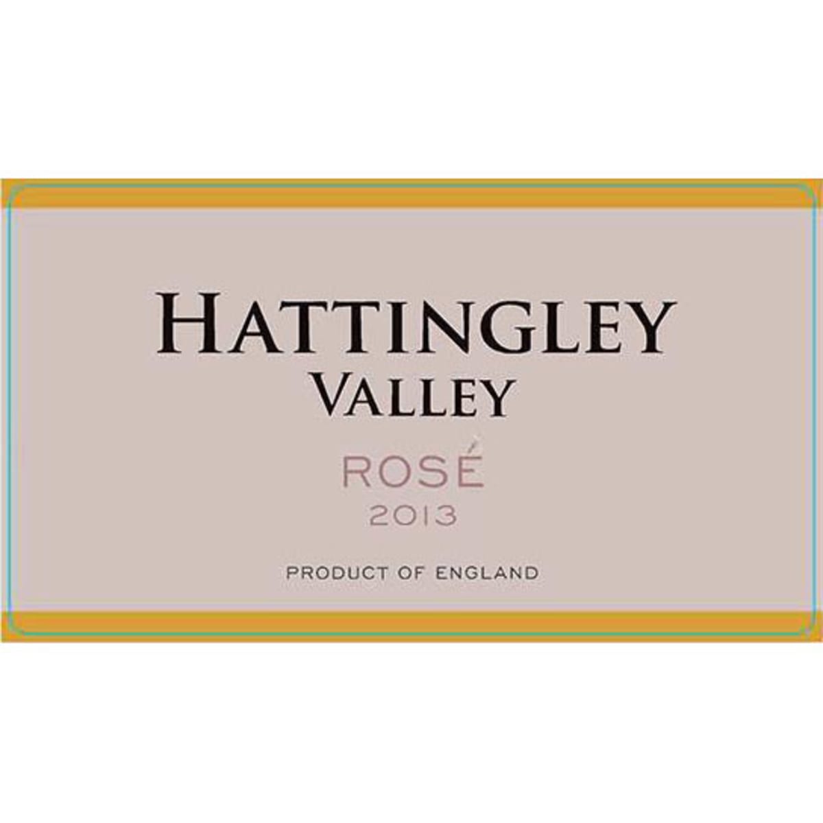 Hattingley Valley Rose 2013 Front Label