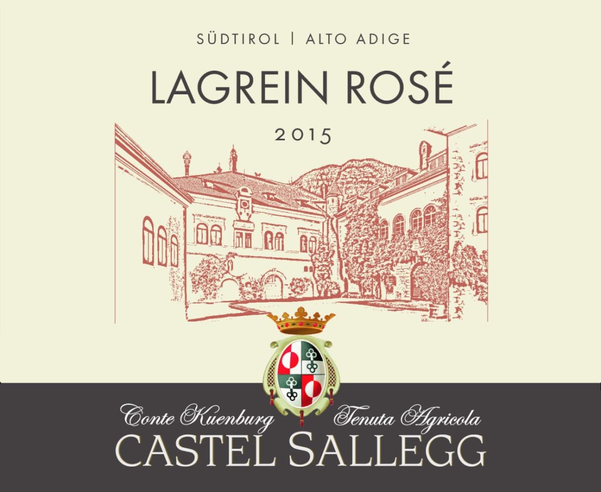 Castel Sallegg Sudtirol-Alto Adige Rose Lagrein 2015 Front Label