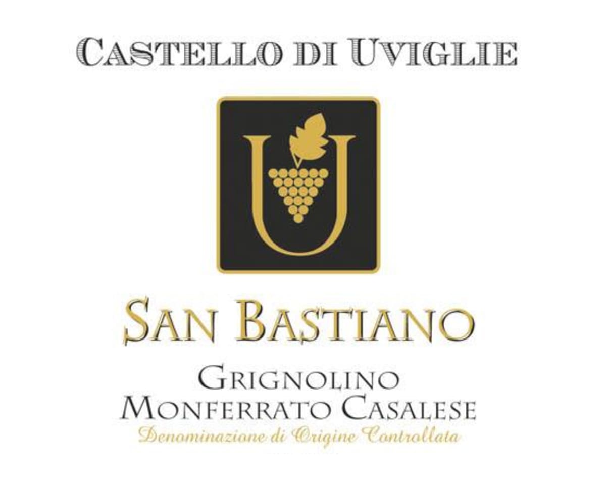 Castello di Uviglie Grignolino del Monferrato Casalese San Bastiano 2014 Front Label
