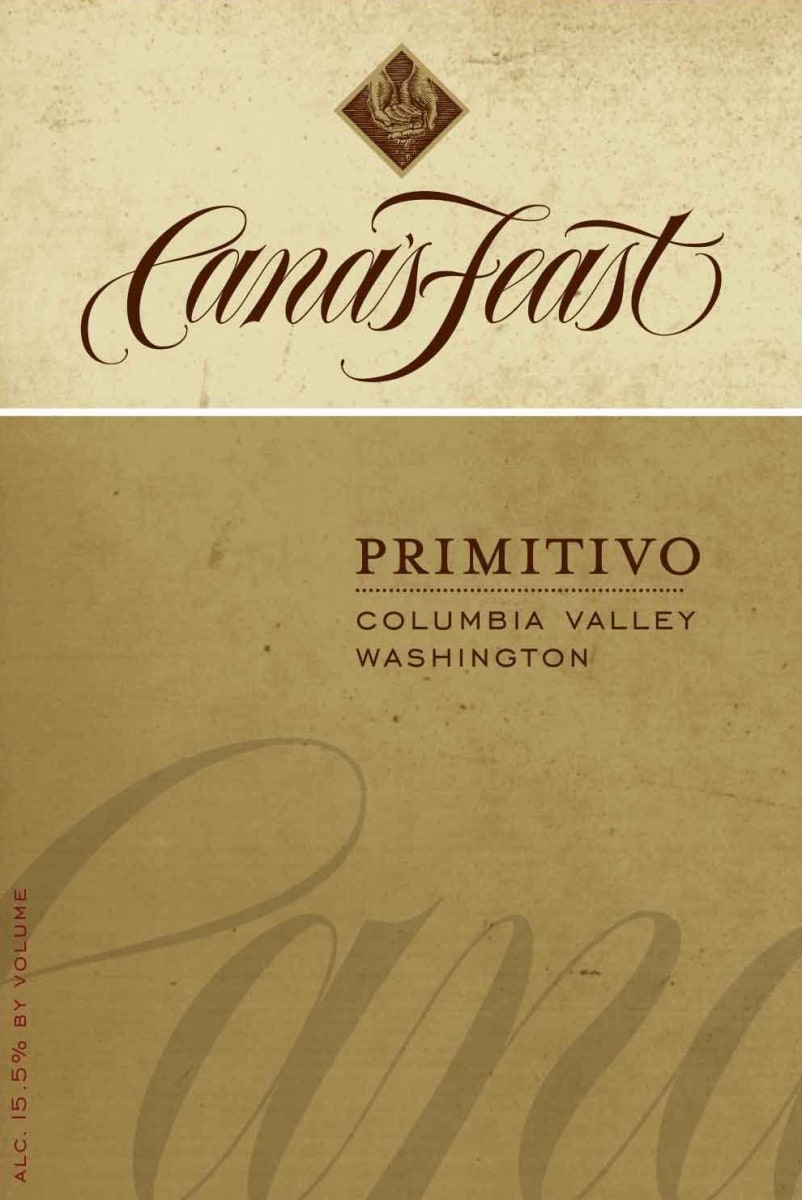Cana's Feast Winery Primitivo 2014 Front Label