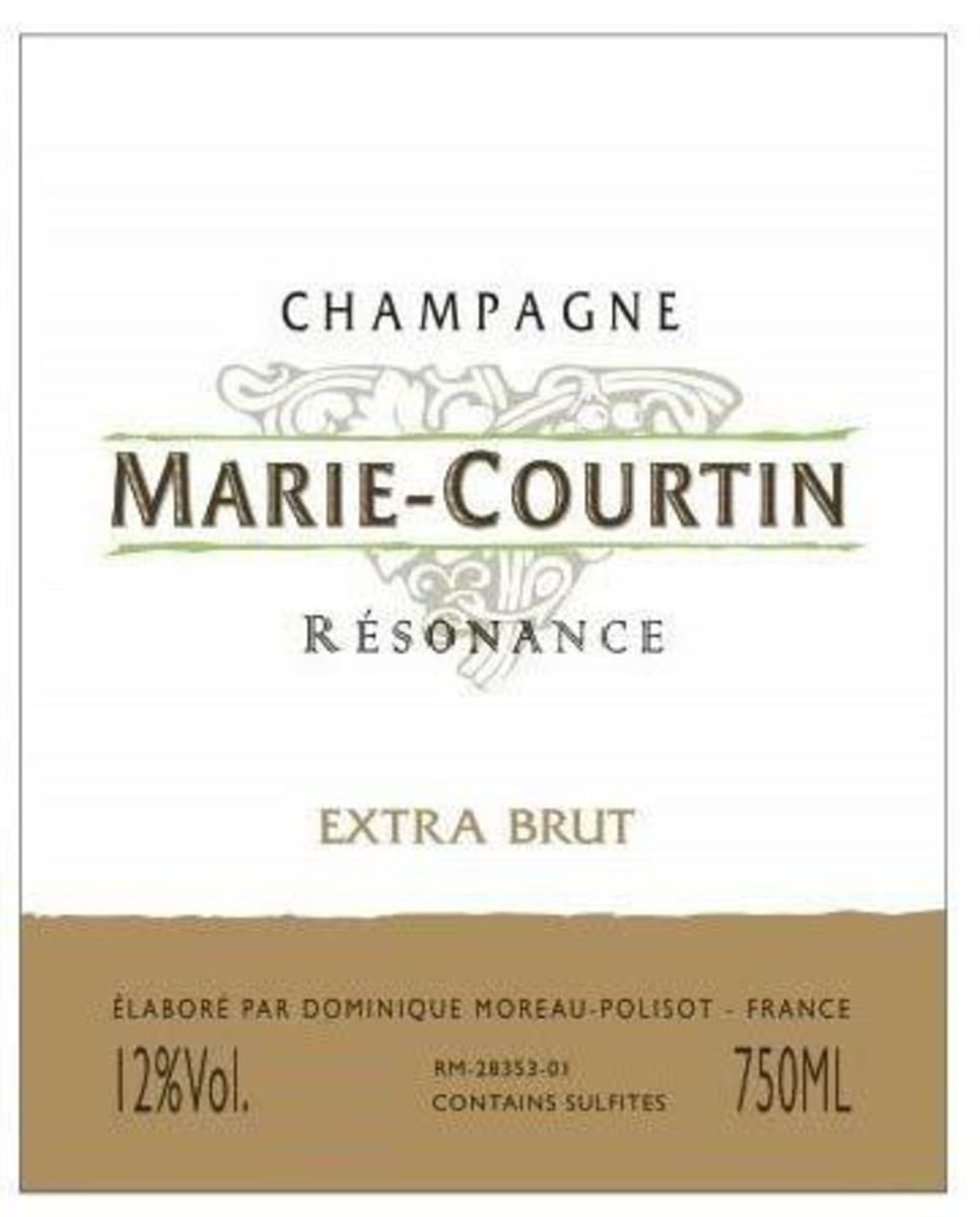 Marie Courtin Resonance Blanc de Noirs Extra Brut 2011 Front Label