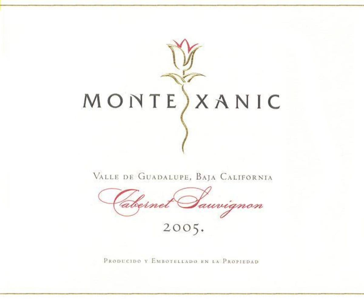 MonteXanic Winery Valle de Guadalupe Cabernet Sauvignon 2005 Front Label