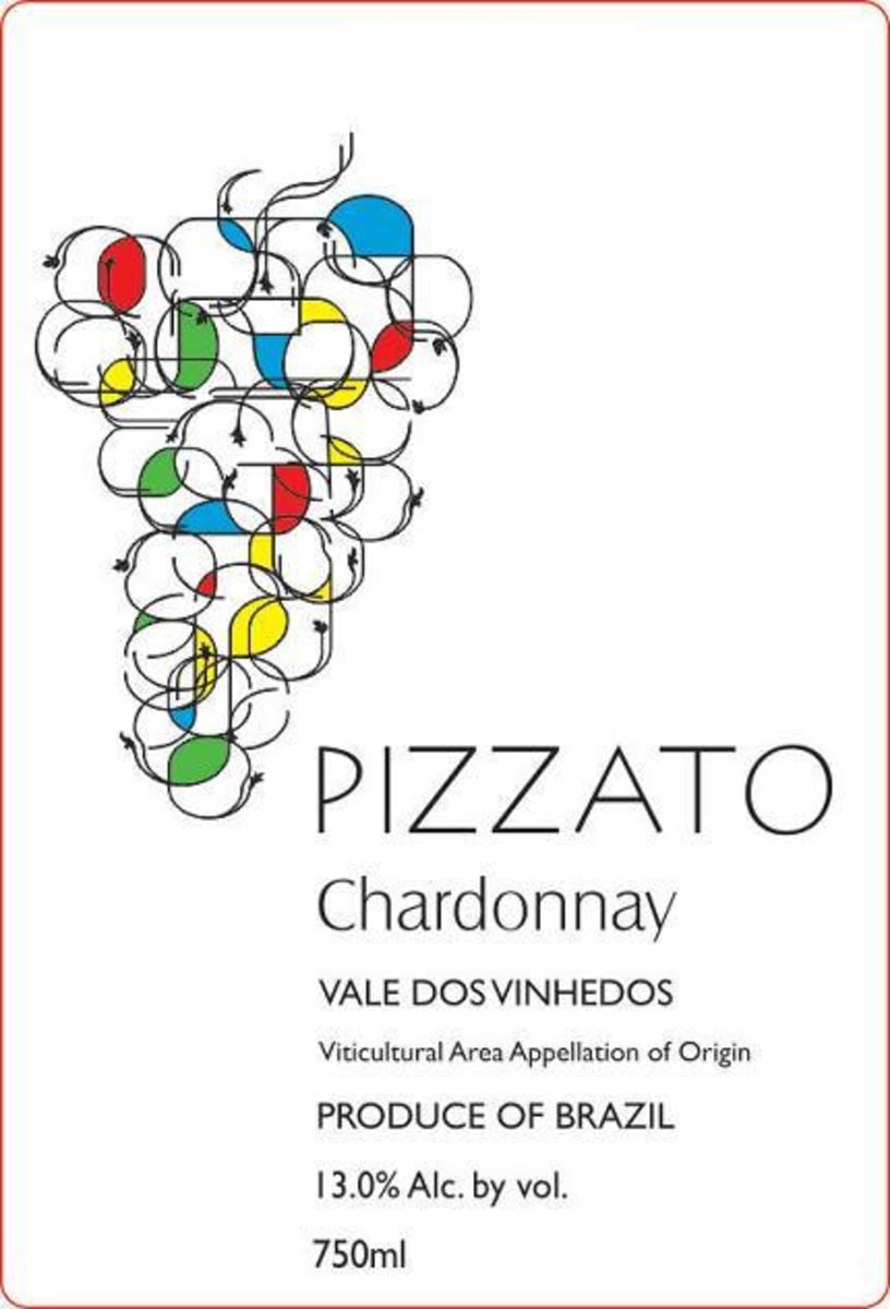 Pizzato Vinhas e Vinhos Chardonnay 2014 Front Label