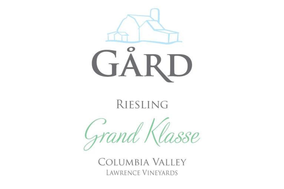 Gard Vintners Grand Klasse Lawrence Vineyards Riesling 2013 Front Label