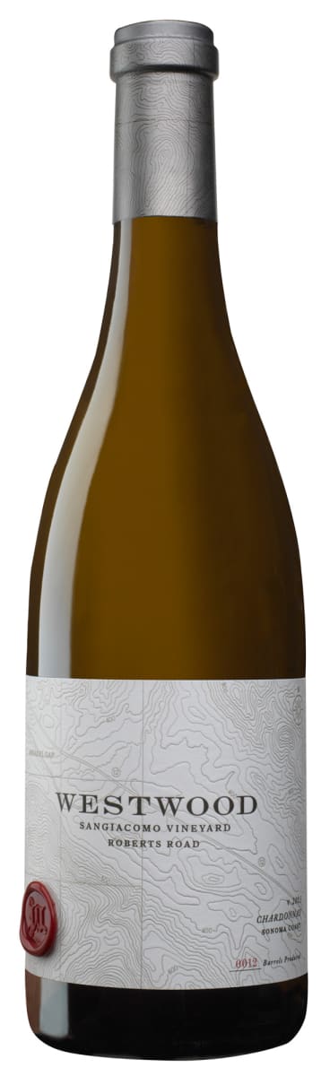 Westwood Winery Sangiacomo Vineyard Chardonnay 2015 Front Bottle Shot