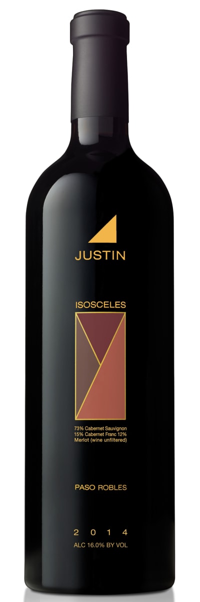 Justin Isosceles (1.5 Liter Magnum) 2014 Front Bottle Shot
