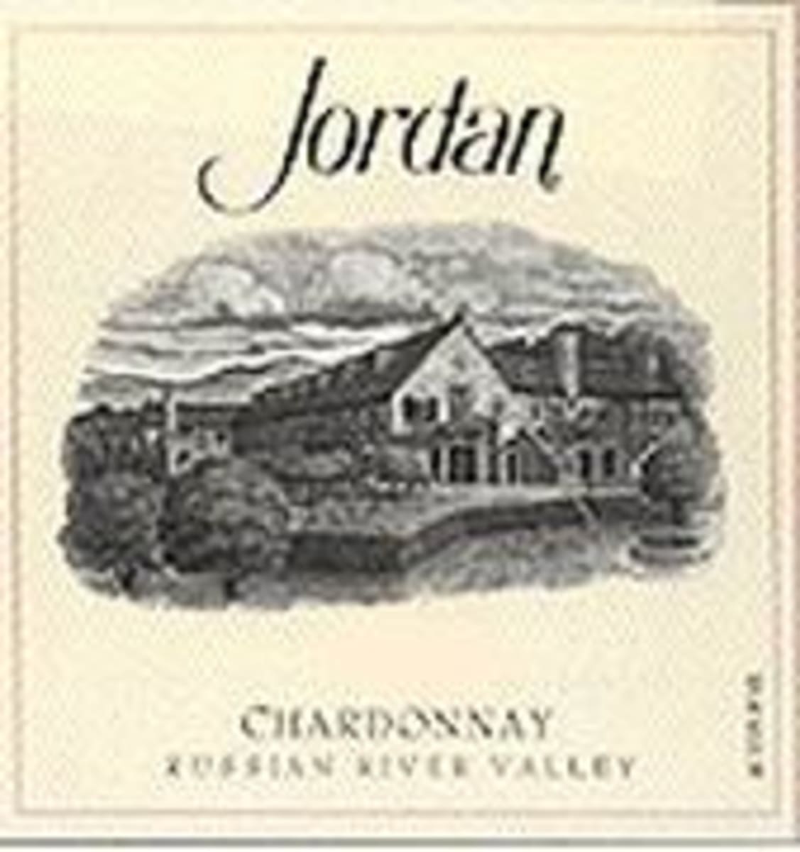 Jordan Chardonnay 2000 Front Label