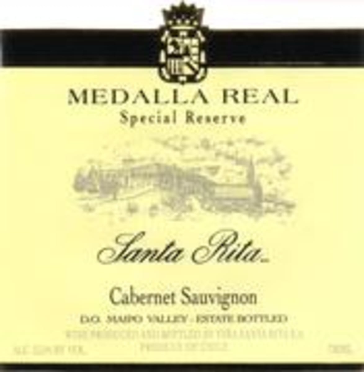 Santa Rita Medalla Real Cabernet Sauvignon 2000 Front Label